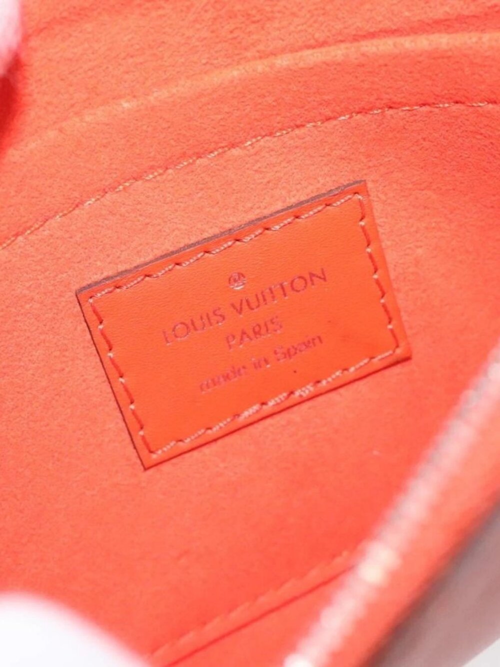 LOUIS VUITTON Epi Neverfull PM Pouch Orange LV Auth BA1936 - Picture 15 of 16
